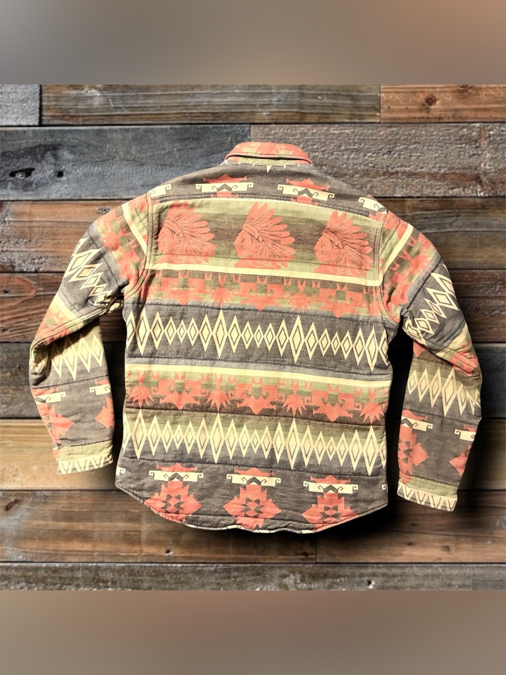š„š„RAREš„š„POLO RALPH LAUREN LINED QUILTED WESTERN SHIRT/ JACKET- MENāS SIZE LARGE - Picture 2 of 13